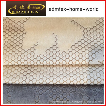 Embossed Velvet 100% Polyester Textile Fabric (EDM5129)